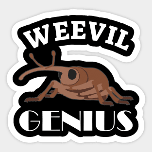 Weevil Genius Sticker